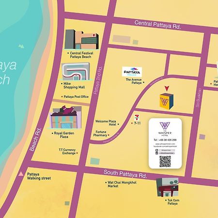 The Whisper Hotel Pattaya Eksteriør bilde